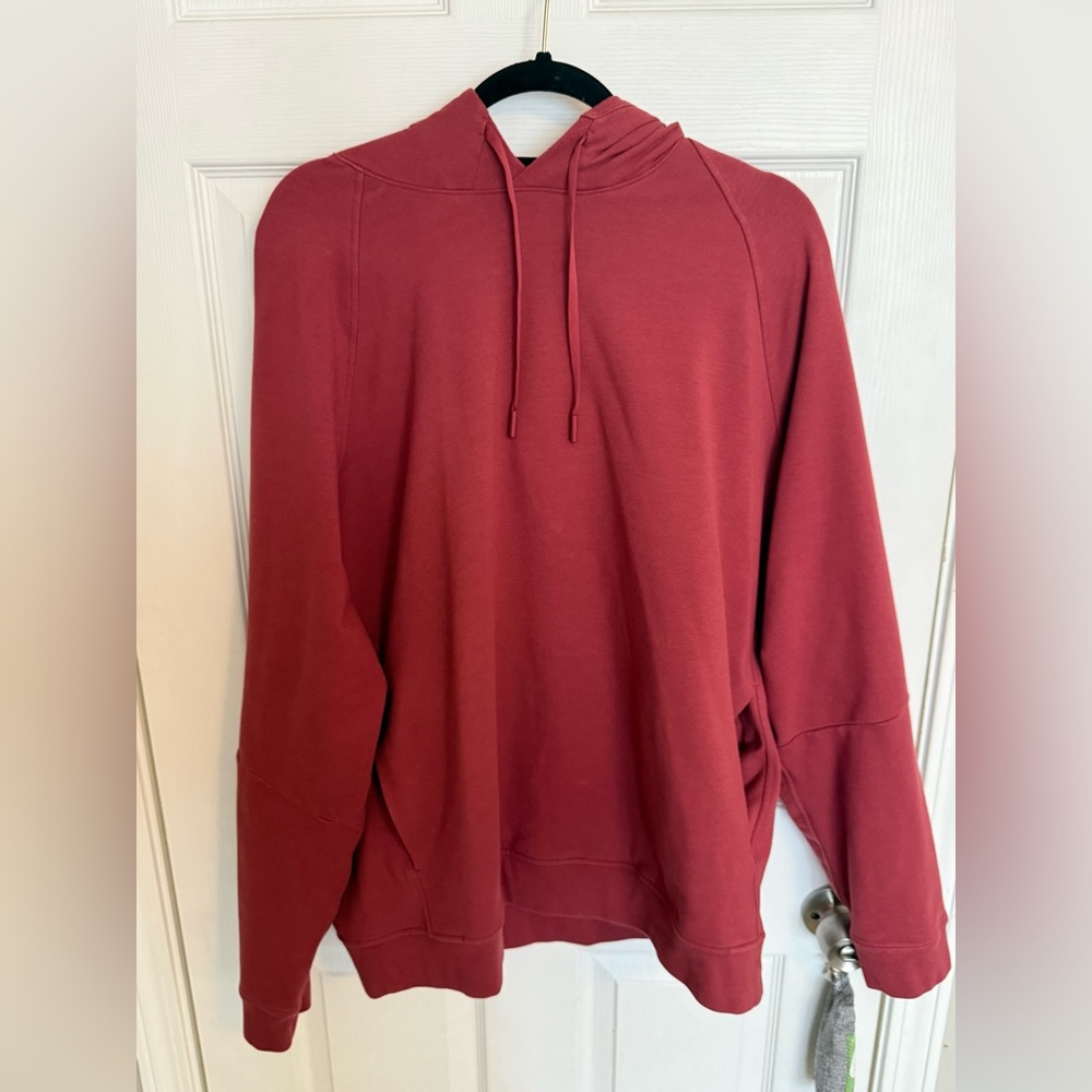 Lululemon city sweat hoodie. Like new. Red/mulled wine. Size XXL.